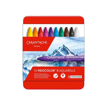 BOITE METAL PASTEL NEOCOLOR II Dimension:BOITE DE 10IM#10155