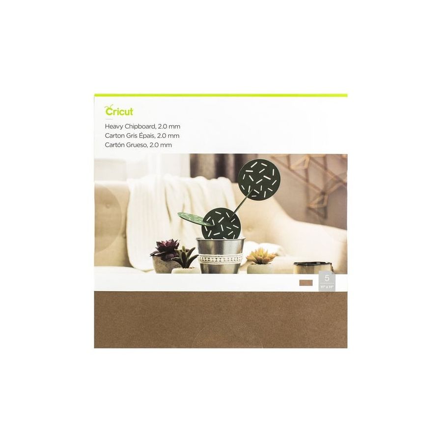 Cricut - 5 Feuilles Carton Epais 2Mm 28X28Cm