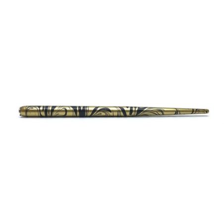 PORTE PLUME MARBRE NOIR&OR IM#1018