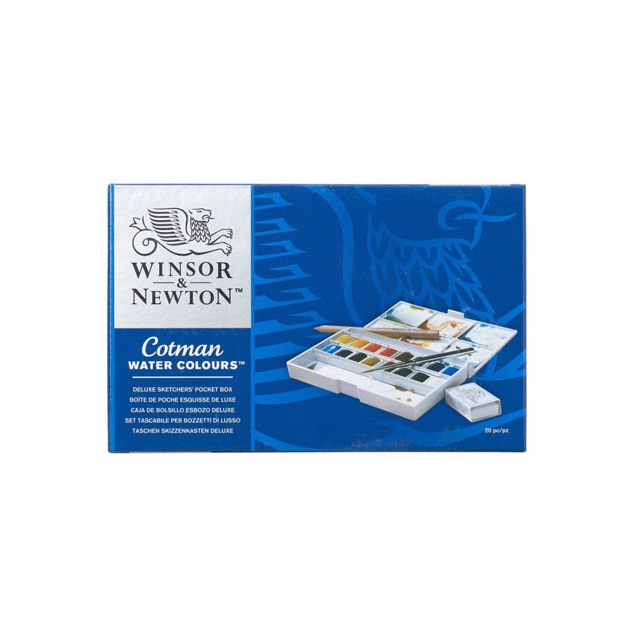 Winsor & Newton set de Poche complet Aquarelle Cotman Sketcher Deluxe