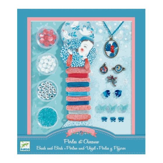 Perles Fantaisies Oiseaux Coffret Bijoux Enfant - Djeco