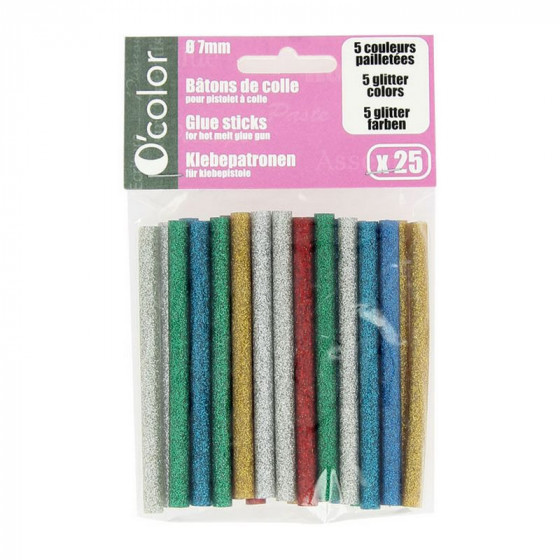 25 BATONS COLLE PAILLETEE 7 MM IM#1078