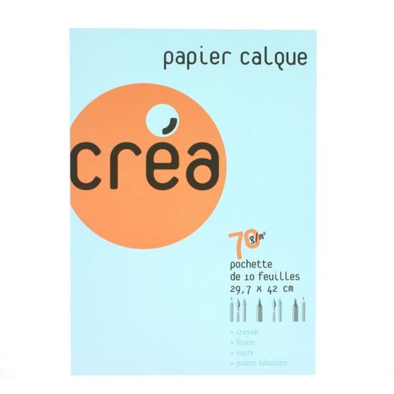 Bloc Papier Calque Canson - A3 - 70 g - 40 feuilles - Papier