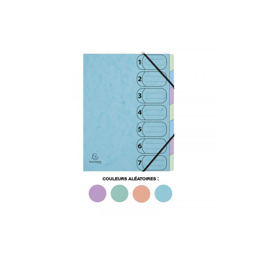 Trieur harmonika aquarelle Exacompta Color'i