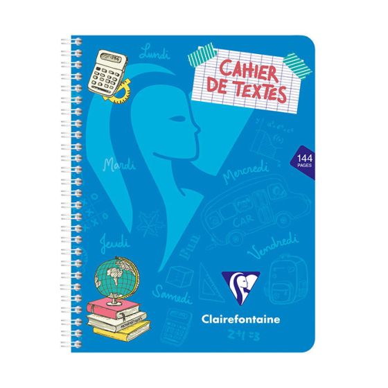 Cahier de texte CLairefontaine Color'i