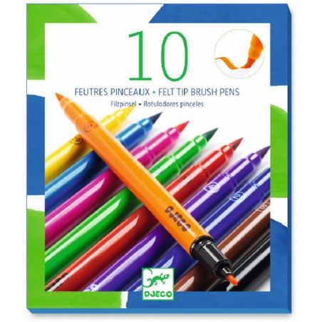 10 FEUTRES PINCEAUX IM#1108