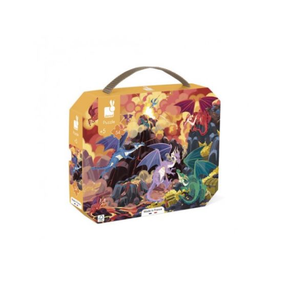 Puzzle terre de dragons Janod Color'i