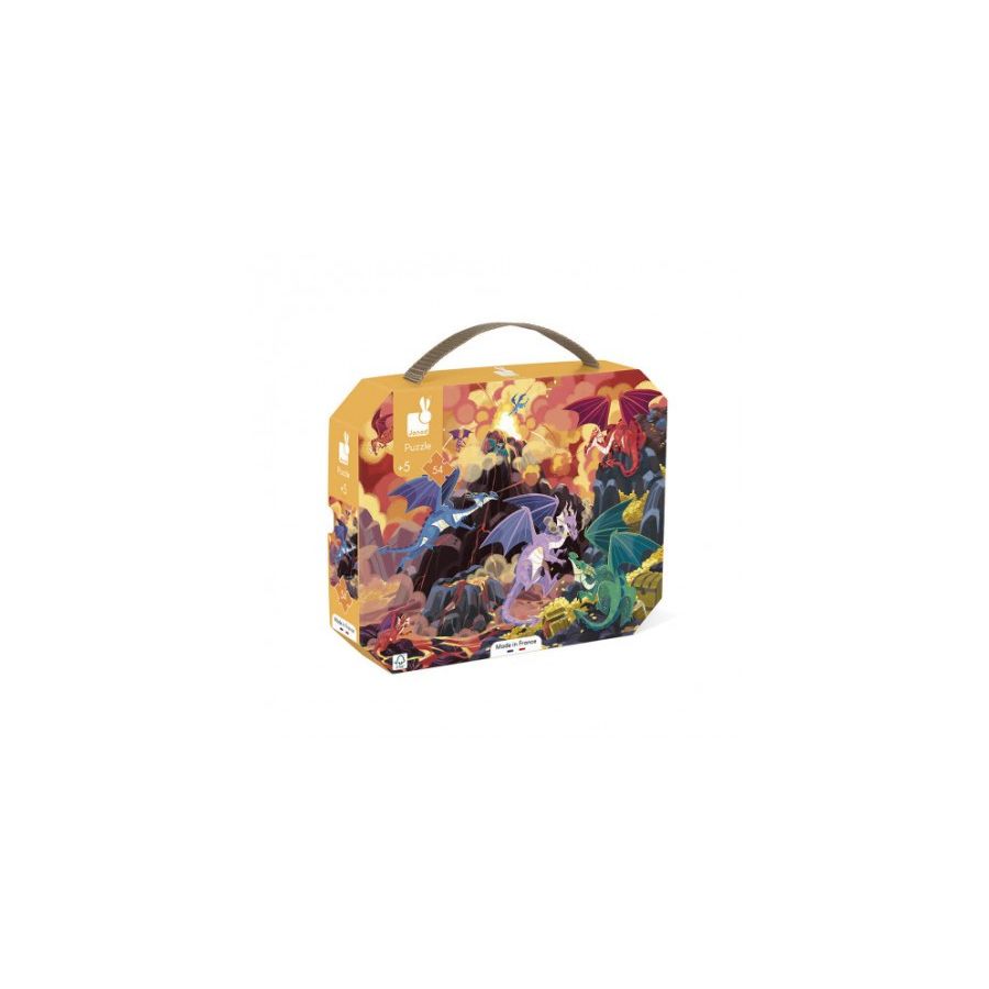 Puzzle terre de dragons Janod Color'i