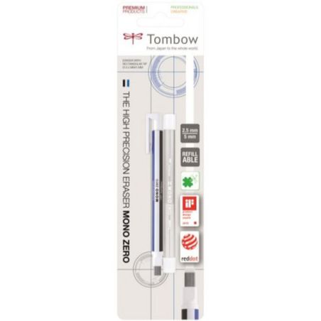 STYLO GOMME MONO ZERO 2,5 x 5 MM RECT + RECH IM#1120