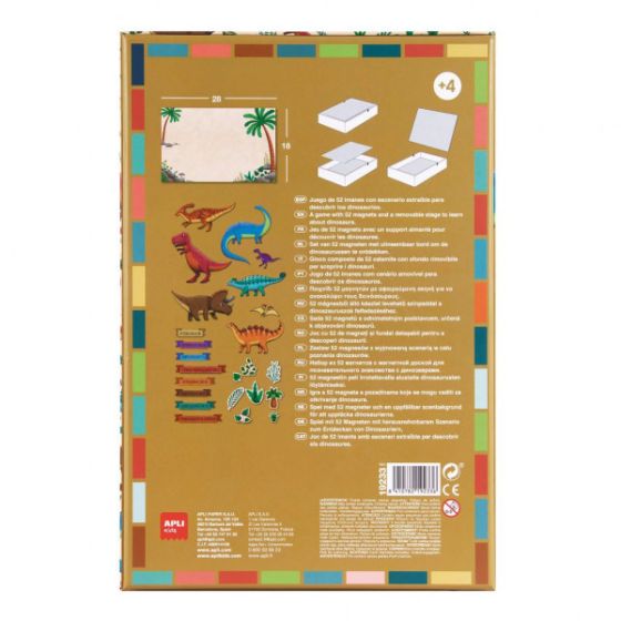 Magnets dinosaure Apli Color'i