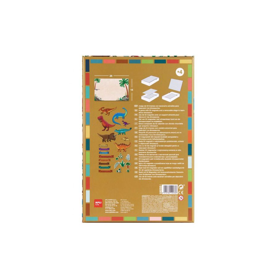 Magnets dinosaure Apli Color'i