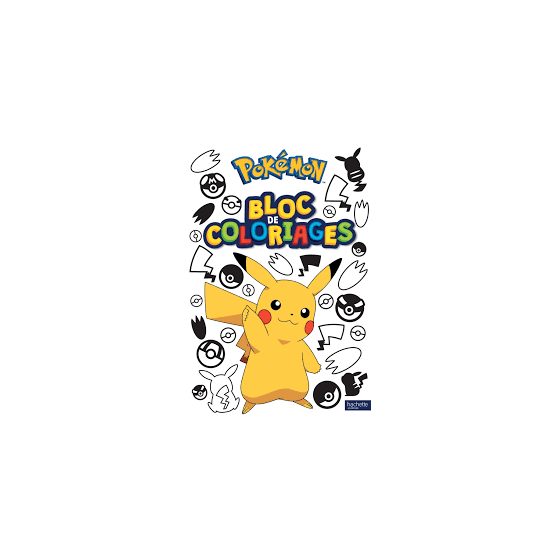 Pokemon bloc de coloriages Hachette Color'i