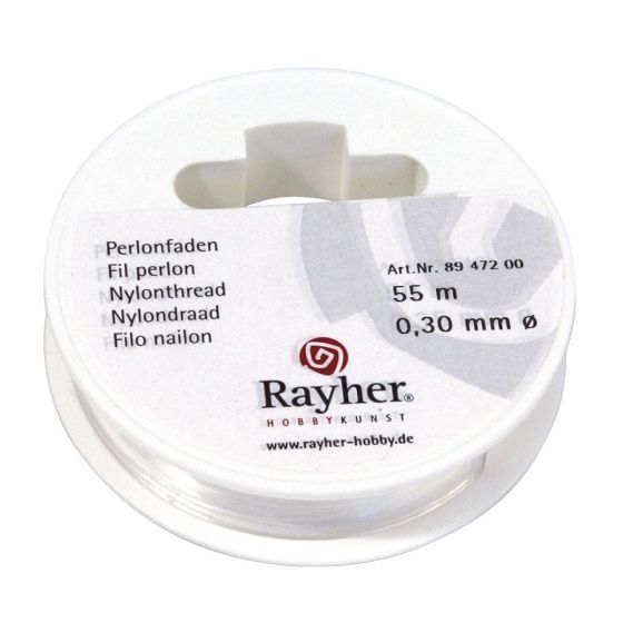 Fil perlon transparent Rayher Color'i