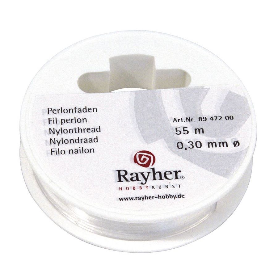 Fil perlon transparent Rayher Color'i