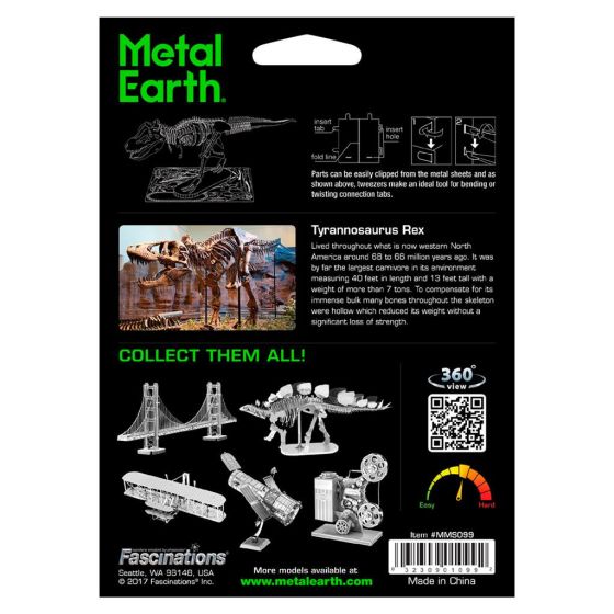 Tytannosaurus Rex Metal earth Color'i