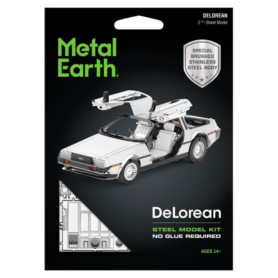 Deloréan retour vers le futur Metal earth Color'i