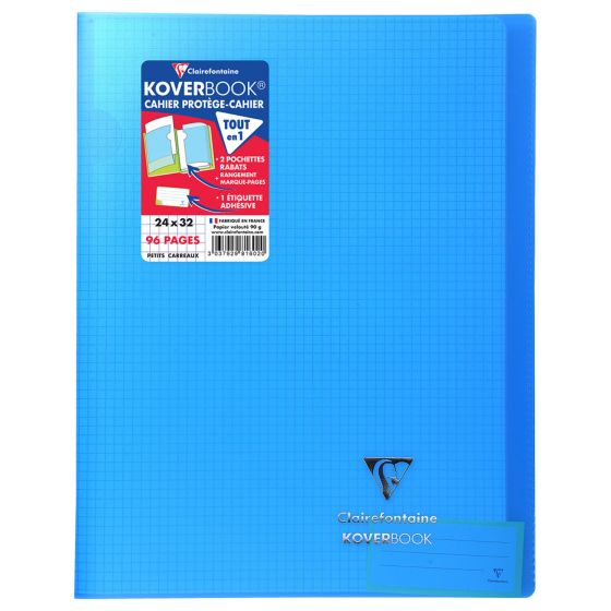 KOVERBOOK PIQUE POLYPROLENE TRANSPARENT 24 X 32 CM 96 PAGES IM#11433