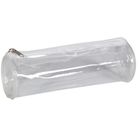 FANTAISIE TROUSSE RONDE TRANSPARENTE 7 X 22 CM IM#11443 FANTAISIE TROUSSE RONDE TRANSPARENTE 7 X 22 CM IM#11443