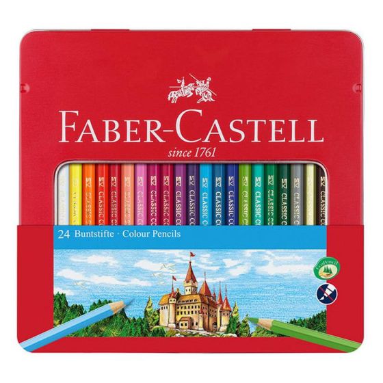 BOITE 24 CRAYONS COULEUR CASTLE IM#1176