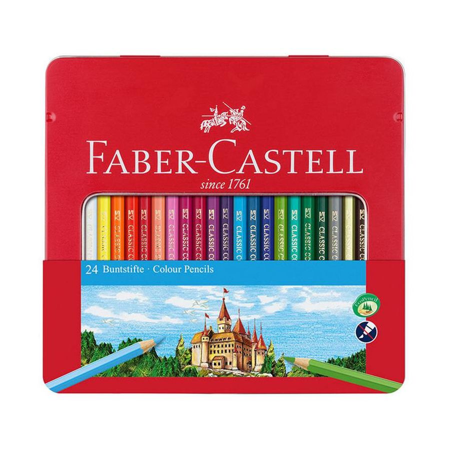 BOITE 24 CRAYONS COULEUR CASTLE IM#1176 BOITE 24 CRAYONS COULEUR CASTLE IM#1176