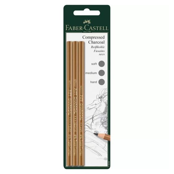Set crayons fusains secs Faber-castell Color'i
