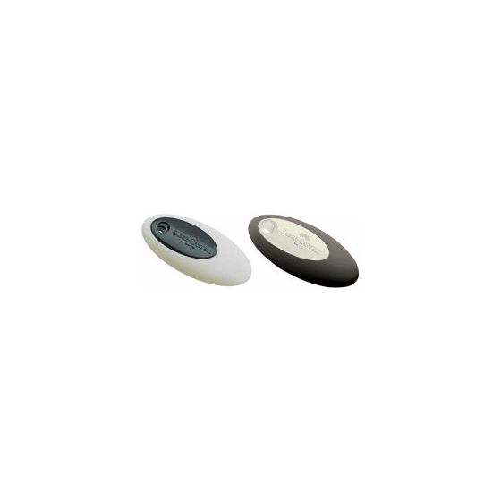GOMME OVALE NOIR/BLANC IM#1197