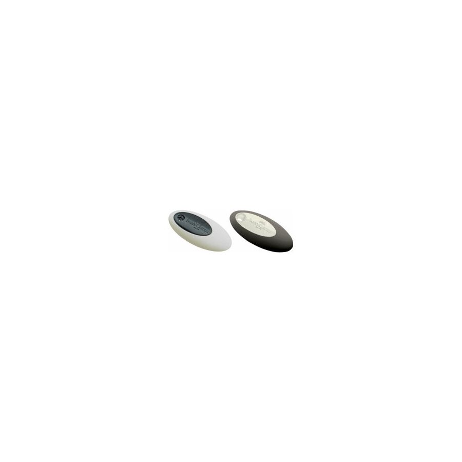 GOMME OVALE NOIR/BLANC IM#1197