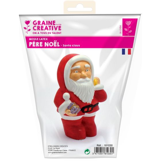 Moule latex père noel Graine créative Color'i