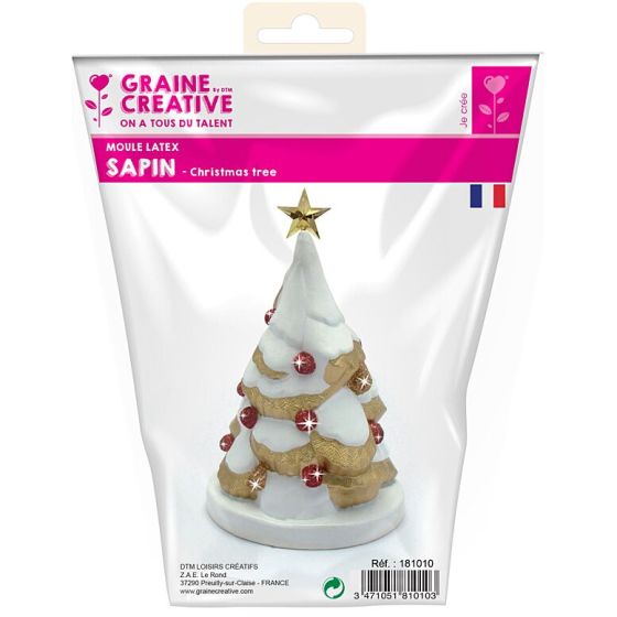 Moule latex sapin noel Graine créative Color'i