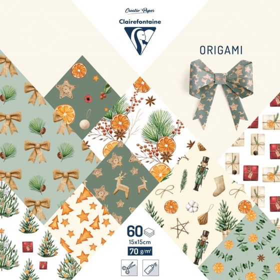 Assortiment feuilles origami Clairefontaine Color'i