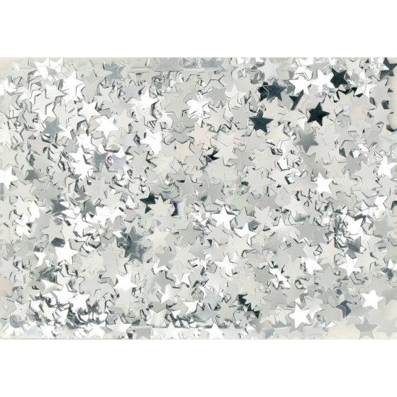 Sequins Etoiles Argent 0,5 Cm - 50 Grs