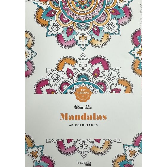 Mandala coloriage anti-tress Hachette Color'i