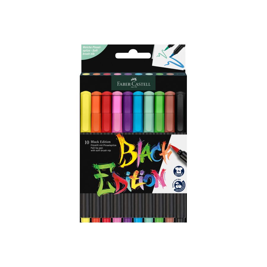 Feutres black édition Faber-castell Color'i