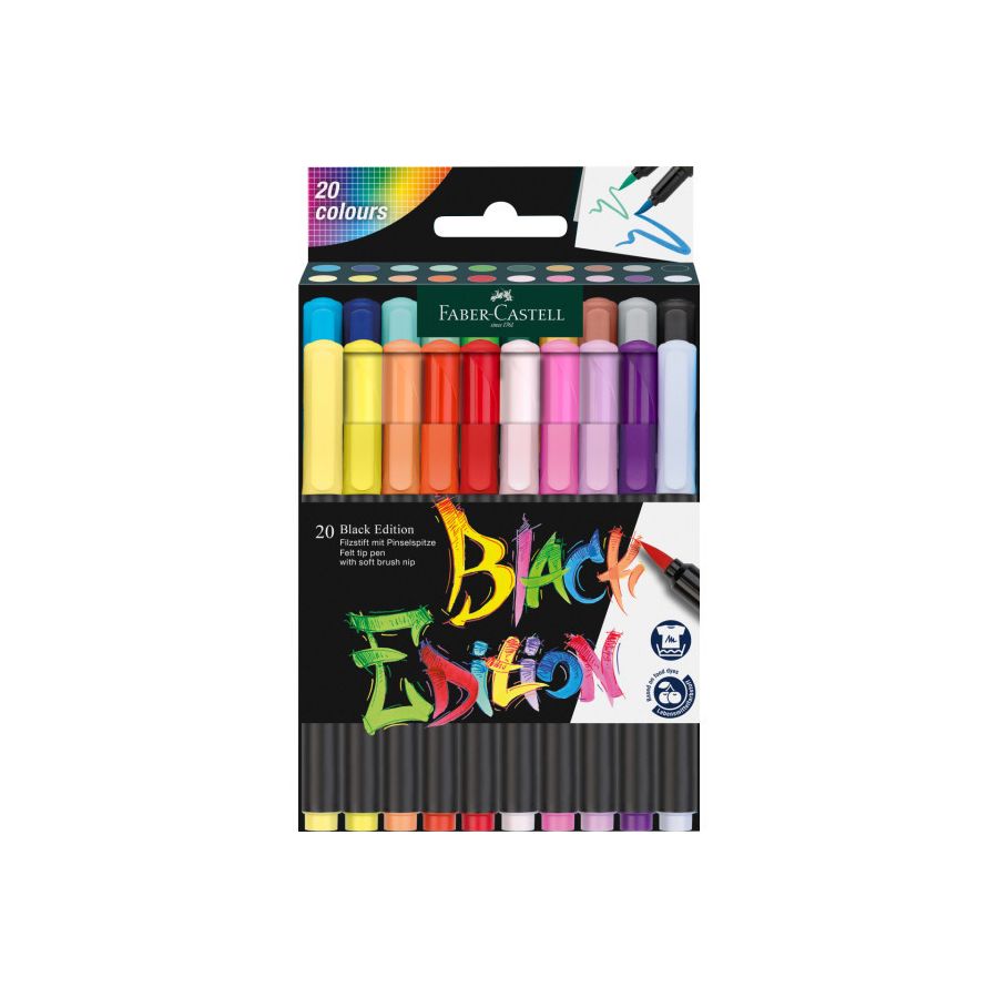 Feutres black édition Faber-castell Color'i