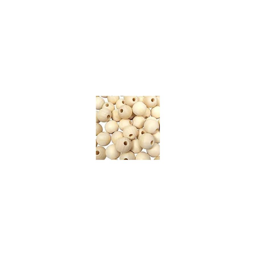 SACH. 50 PERLES BOIS DIAM 18 IM#1367