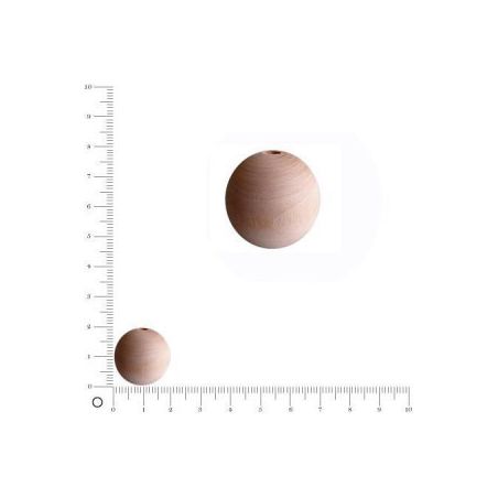 SACH. 50 PERLES BOIS DIAM 20 IM#1368