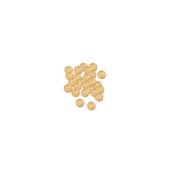 SACH. 25 PERLES BOIS DIAM 30 IM#1369