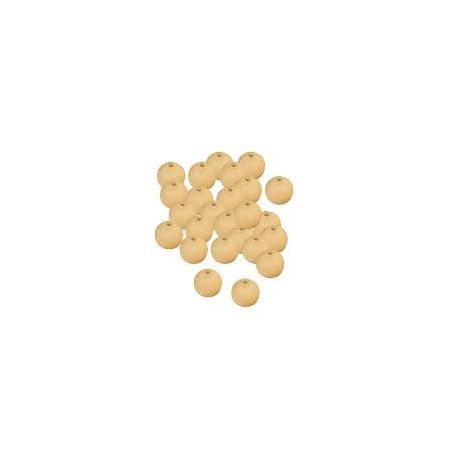 SACH. 25 PERLES BOIS DIAM 30 IM#1369
