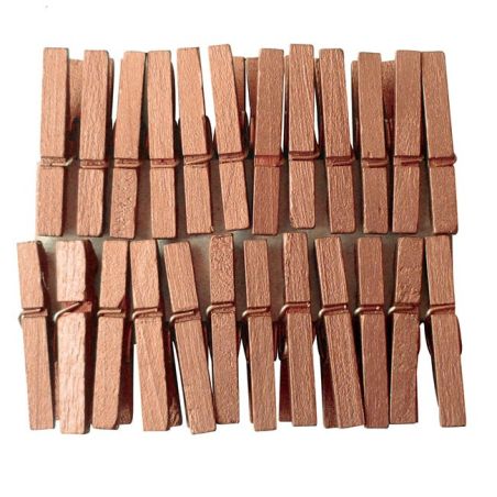 LOT 24 PINCES A LINGE CUIVRE 30MM IM#1391