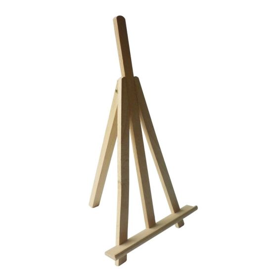 Mini chevalet bois 25 cm – support stable pour toiles, photos et présentations (Graine Creative)