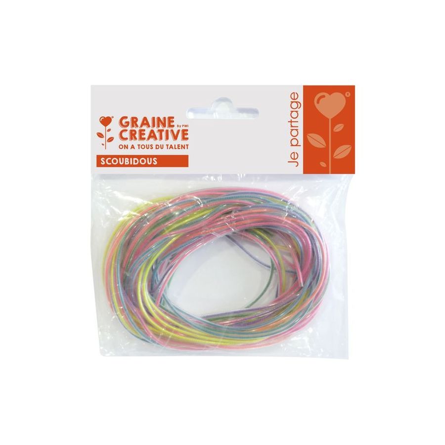 SACHET 12 FILS SCOUBIDOUS EFFET PERLE IM#1416