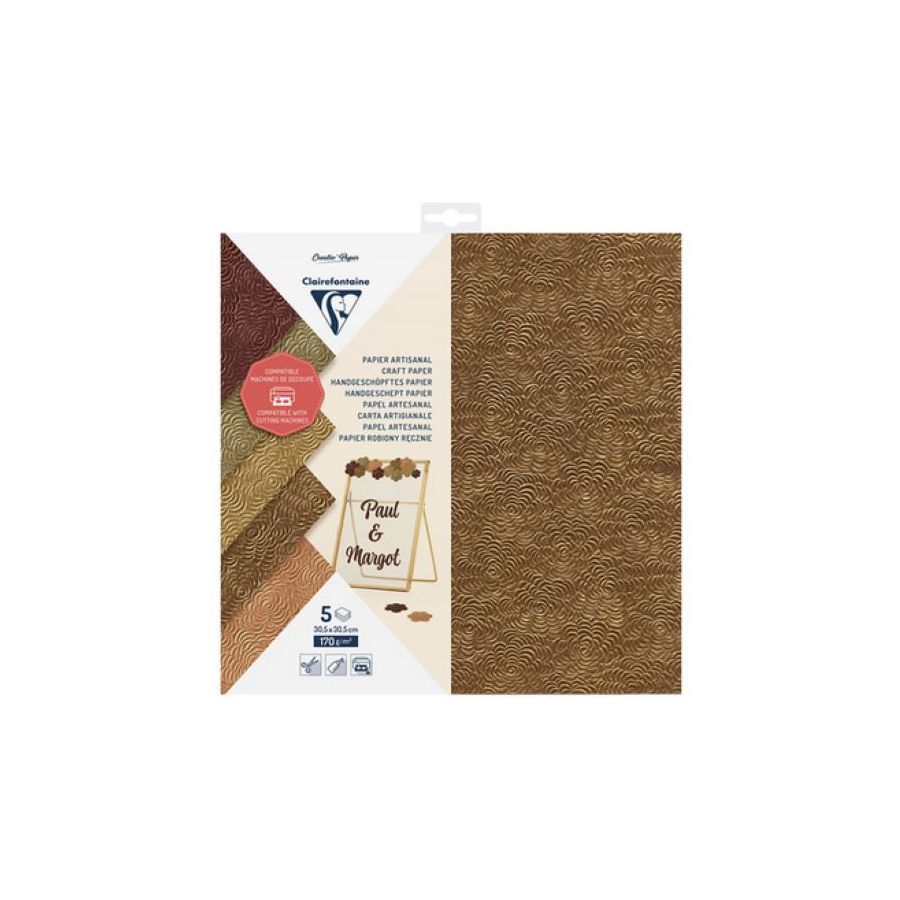 Feuilles papier artisanal Clairefontaine Color'i