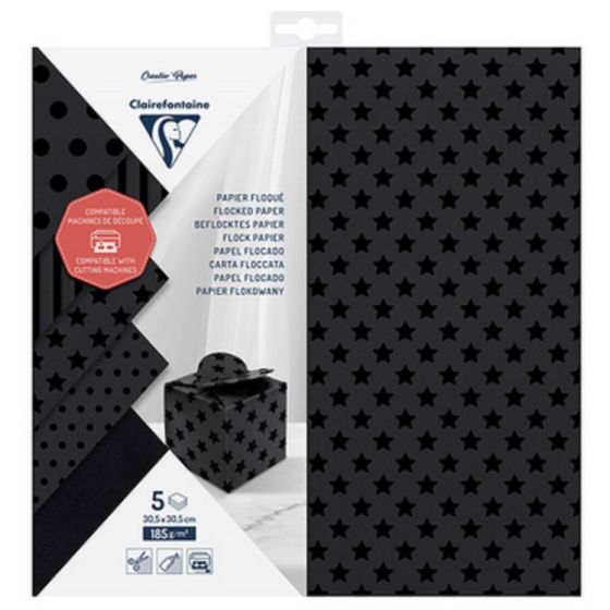 Papier floqué Clairefontaine Color'i