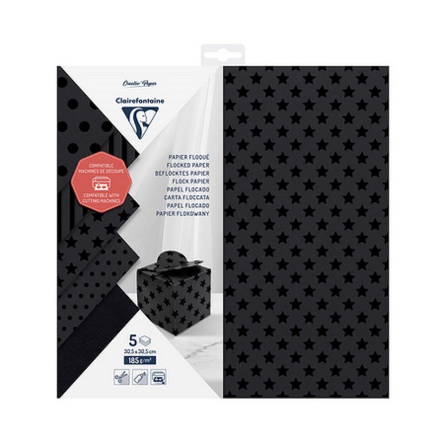 Papier floqué Clairefontaine Color'i
