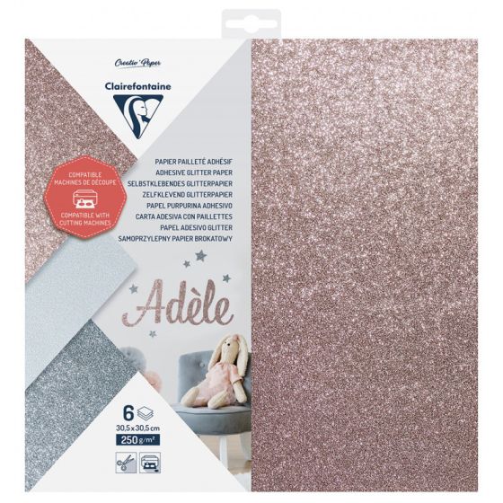 Feuilles papier pailleté Clairefontaine Color'i