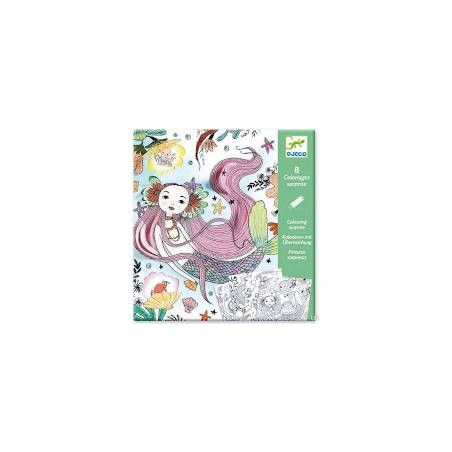 COLORIAGE SOUS L'OCEAN  