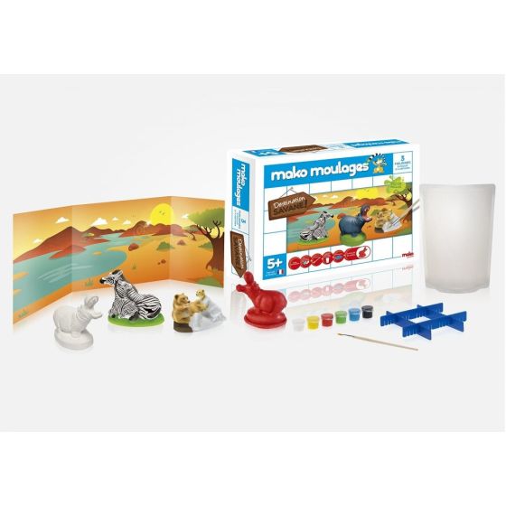 moulage d'animaux de la savane