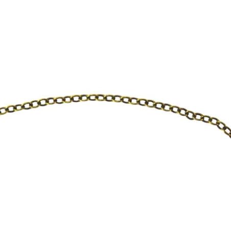 CHAINE LAITON PETIT MAILLON 2MM X 1M IM#1496