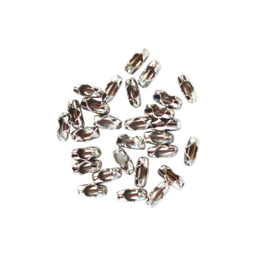 CHAINE BOULE ARGENT BRILLANT 1MM X 1M IM#1498