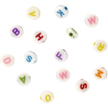 PERLES ACRYL LETTRES RONDES IM#1522